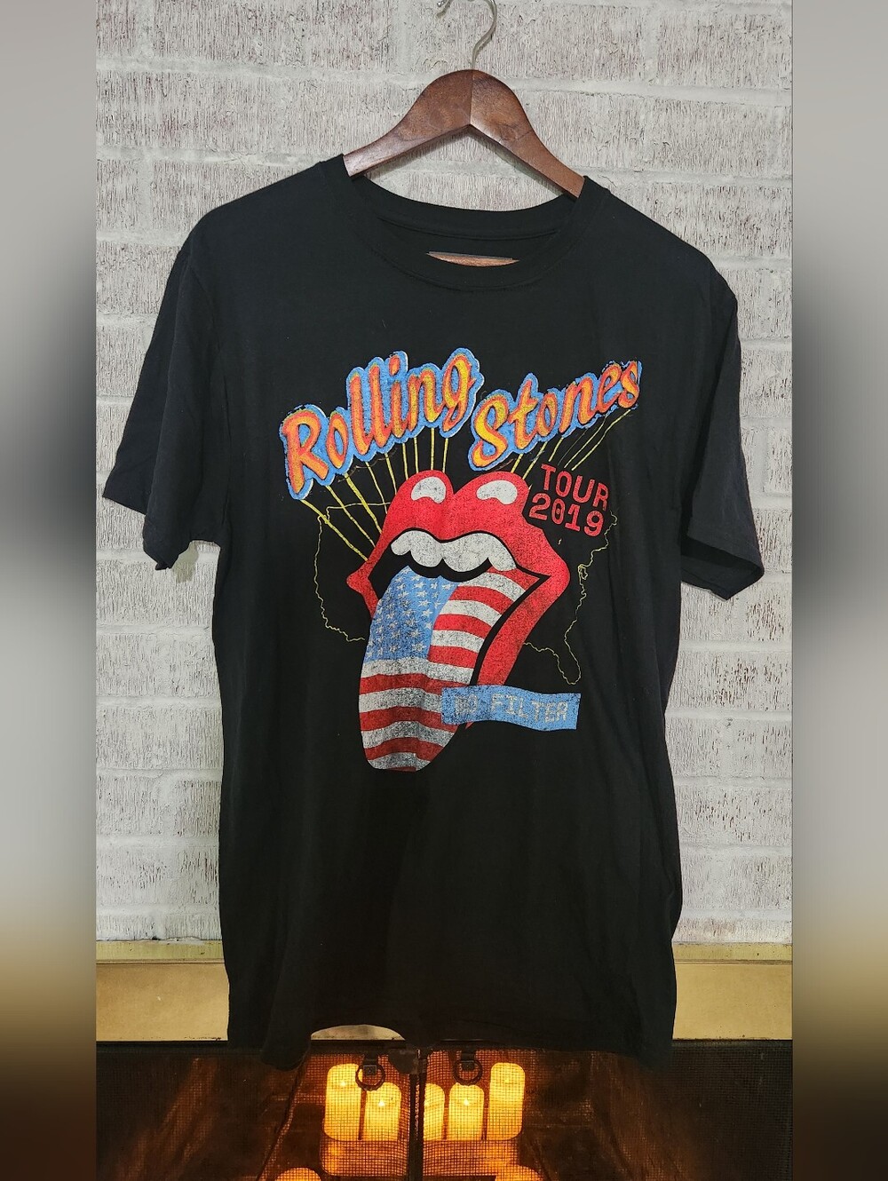 The Rolling Stones 2019 Last Official Tour T-shirt No Filter Tour Size L
